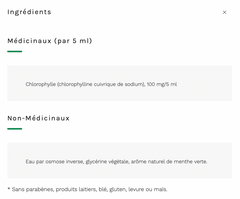 Chlorophylle 5X Liquide