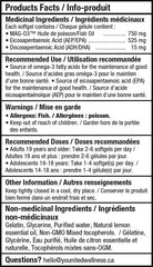 Huile de poisson quotidienne en oméga-3 EPA élevée en MAG-O3 (sous forme de monoglycérides)