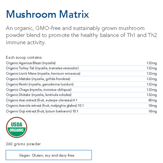 Mycelium Complex Powder 360g (ancien Mushroom Matrix)