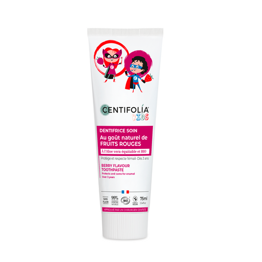Dentifrice fruits rouges enfants