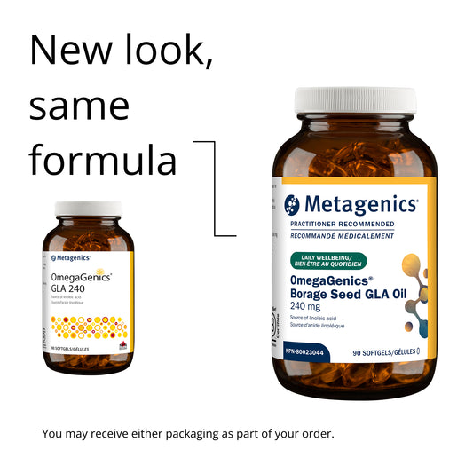 OmegaGenics Borage Seed GLA Oil (Anciennement OmegaGenics GLA 240)