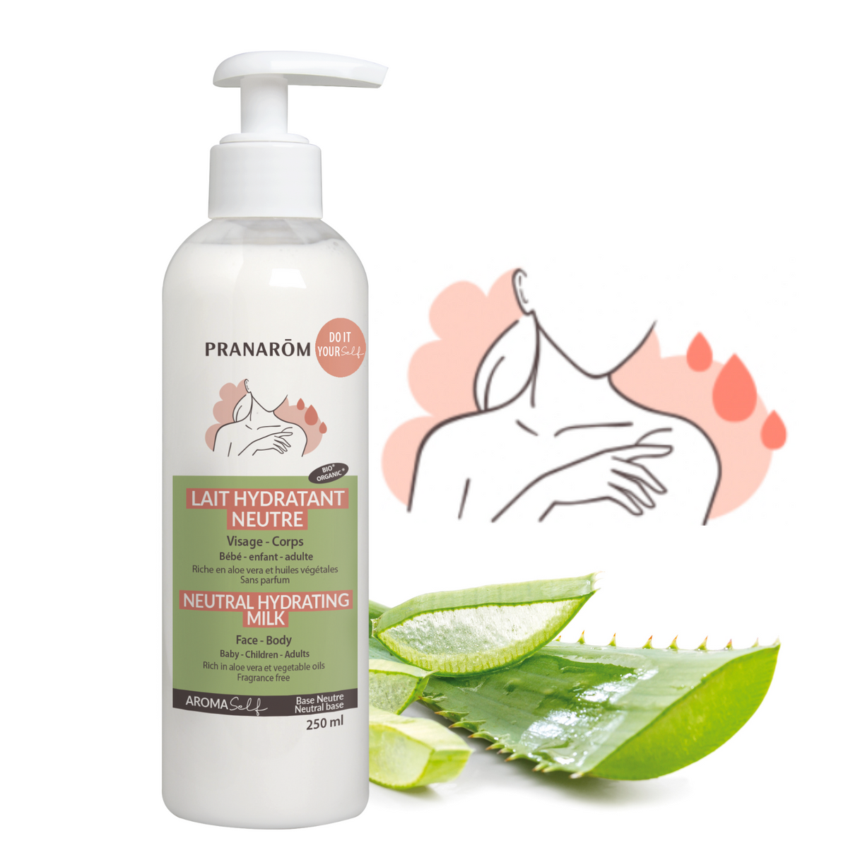 Lait neutre hydratant - bio