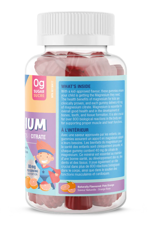 Magnésium citrate pour enfant