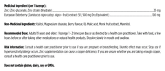 Immuno-Zn Lozenge