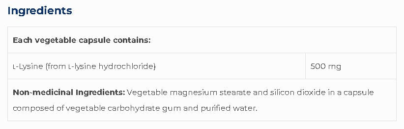 L-Lysine SAP