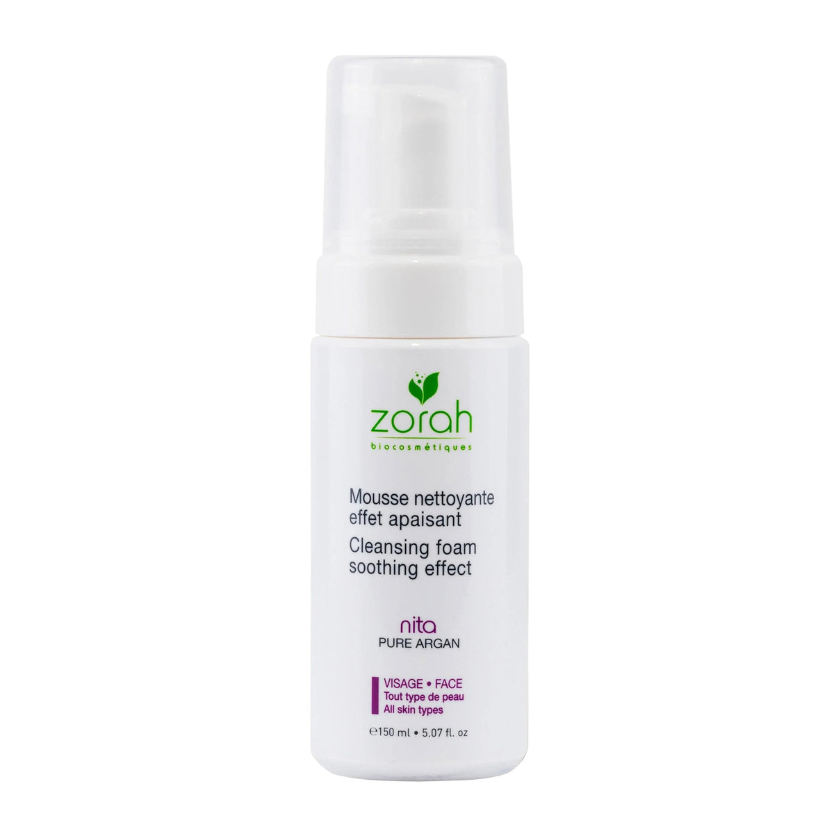 nita | soothing eye and face cleansing foam