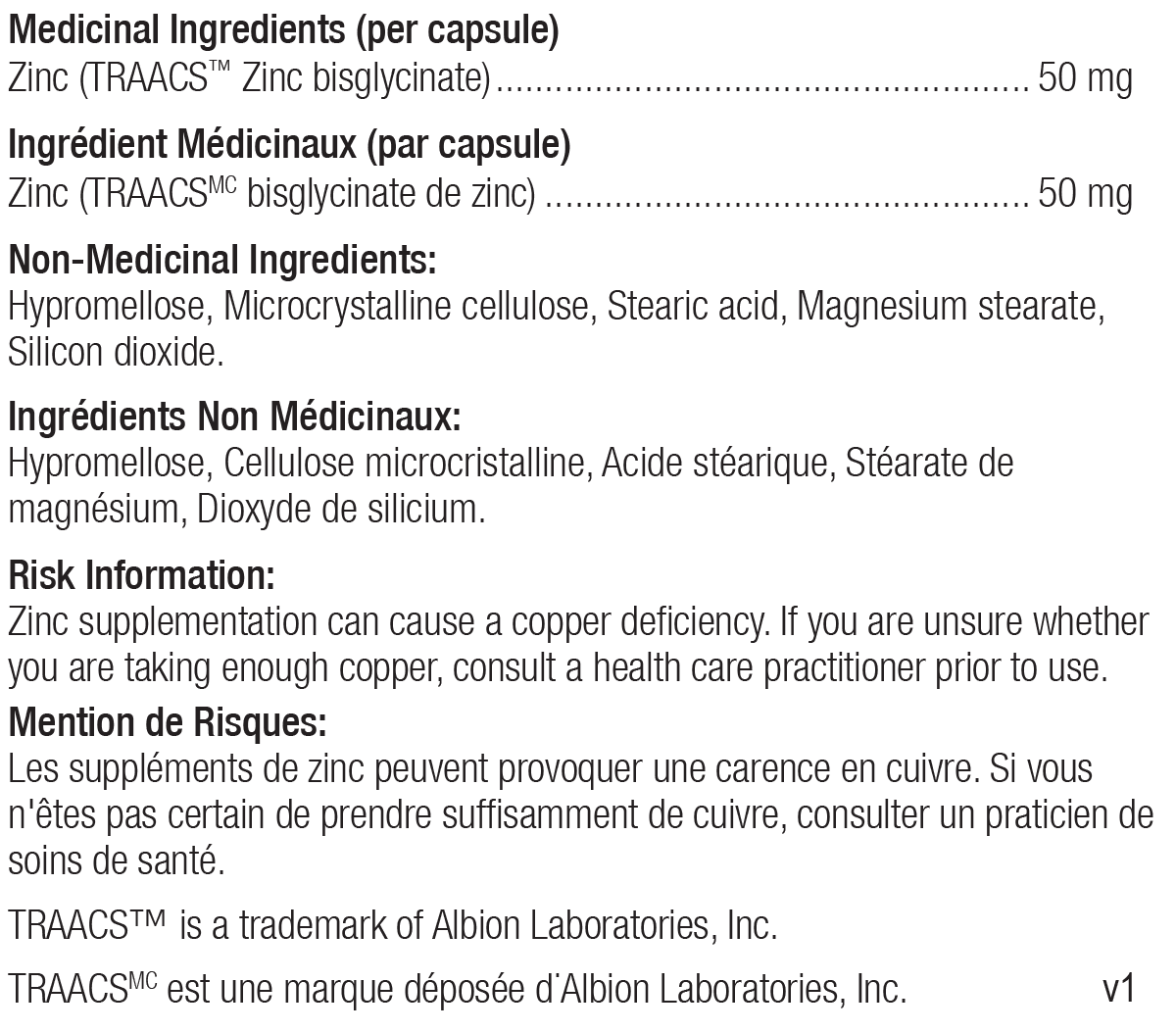 Reacted Zinc