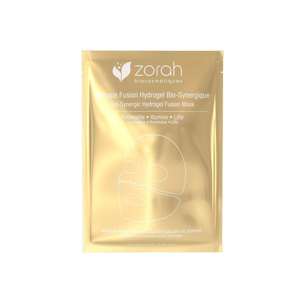 Gold Fusion Face Mask with Diamond Powder